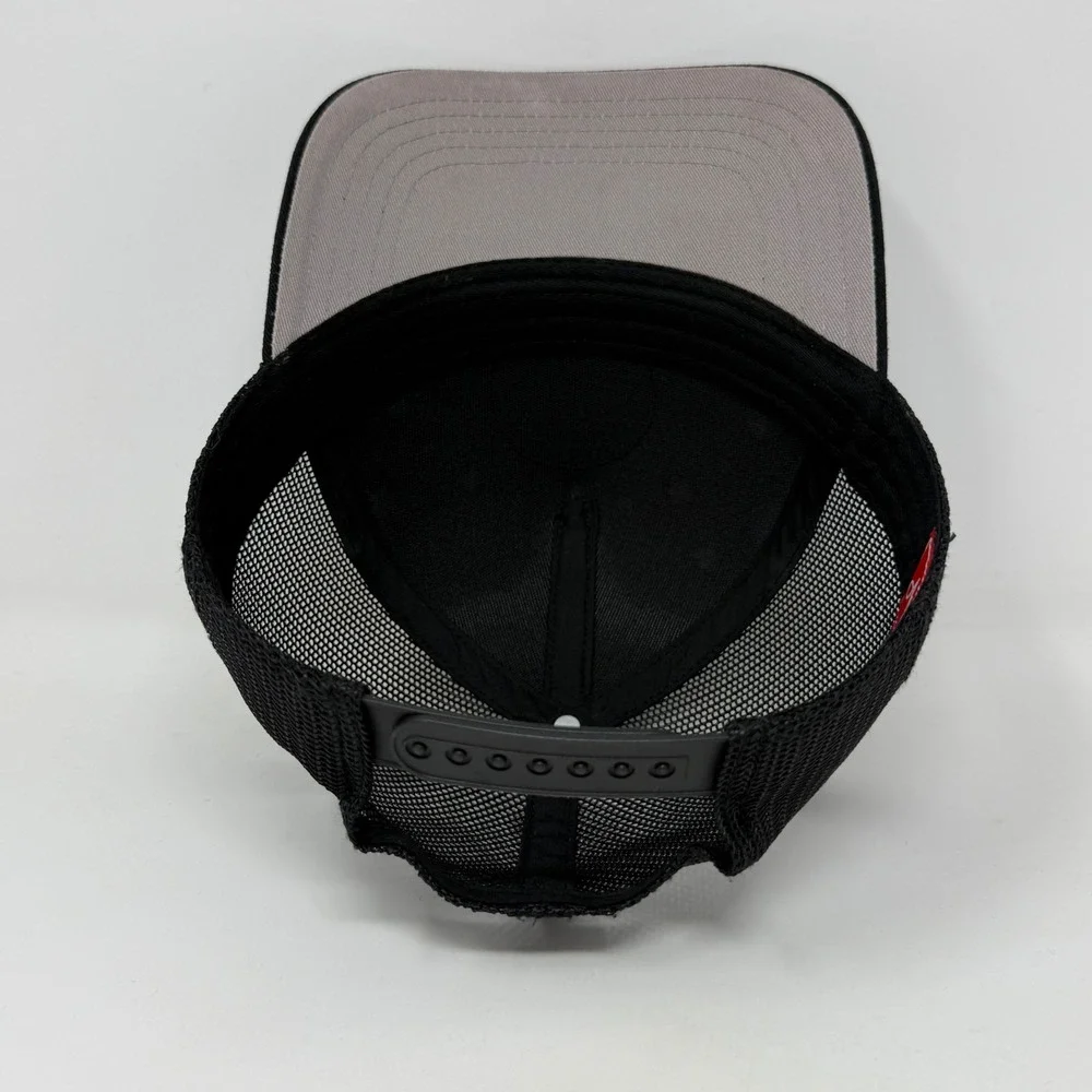 American Needle Pink Floyd Dark Side of the Moon Black Mesh Trucker Hat Snapback